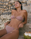 Mocha Bikini Top Sparkling