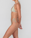 One Tied Low Rise Sparkle Bikini Bottom