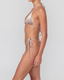 Velvet Swimwear One Side Tie Brown