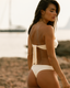 White Knot Bikini Top